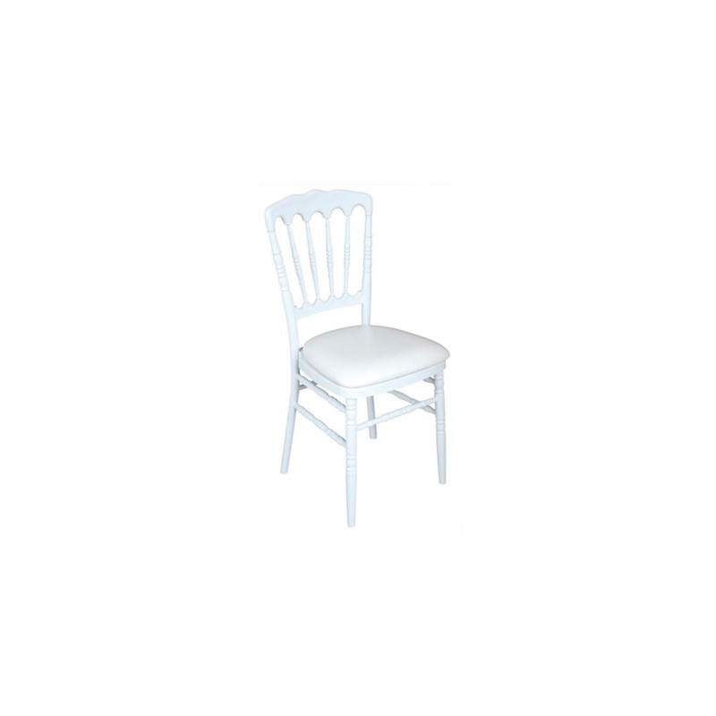 Location chaise Napoléon blanche